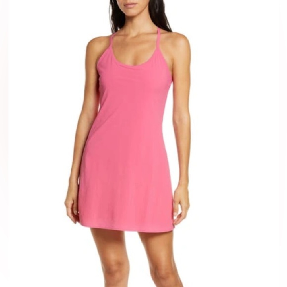 Outdoor Voices Exercise Dress in Azalea